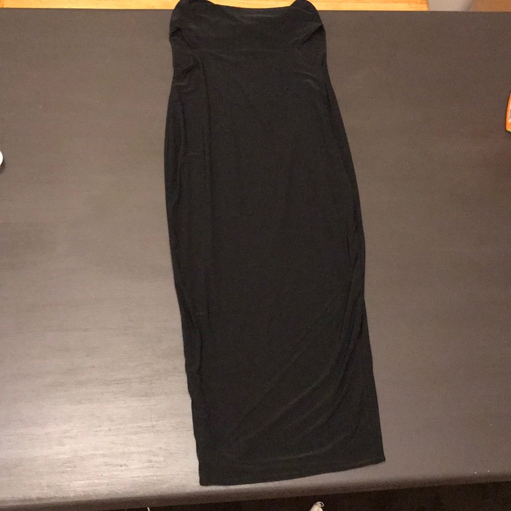 Black slim dress